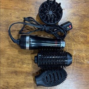 CHI Black Hair Styling Tool Set with Attachments